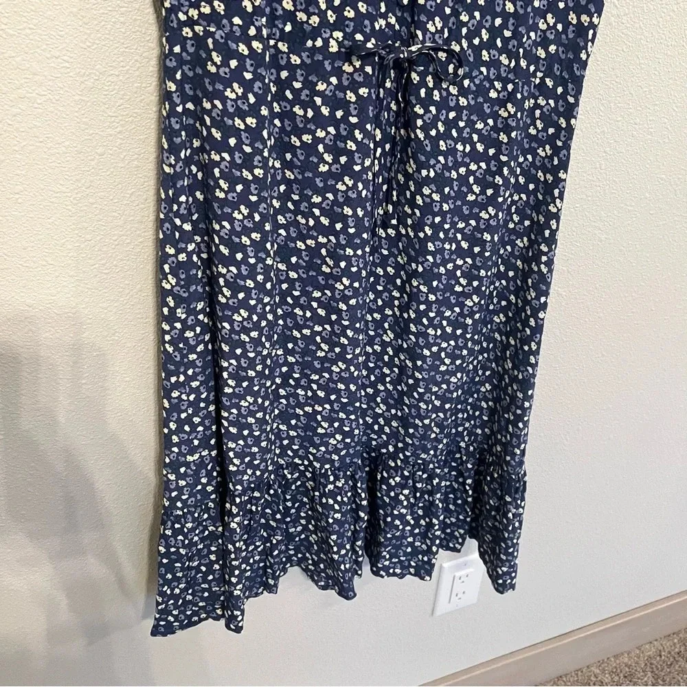 NWOT Rails Kiki Dress Navy Blue Ditsy Floral Print Casual Boho Preppy Women’s XS